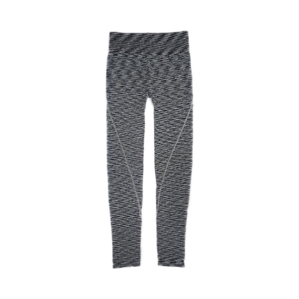 SPLASH Activewear [Grey/Black] Women's Shapewear 3/4 Capri Leggings ONE SIZE